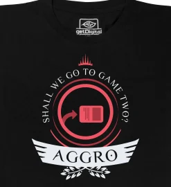 getDigital Aggro Life Shirt für Magic-Spieler Schwarz Best