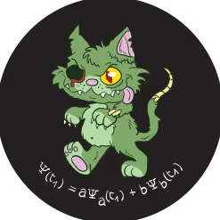 getDigital Aufkleber Schrödingers Zombiekatze Hot