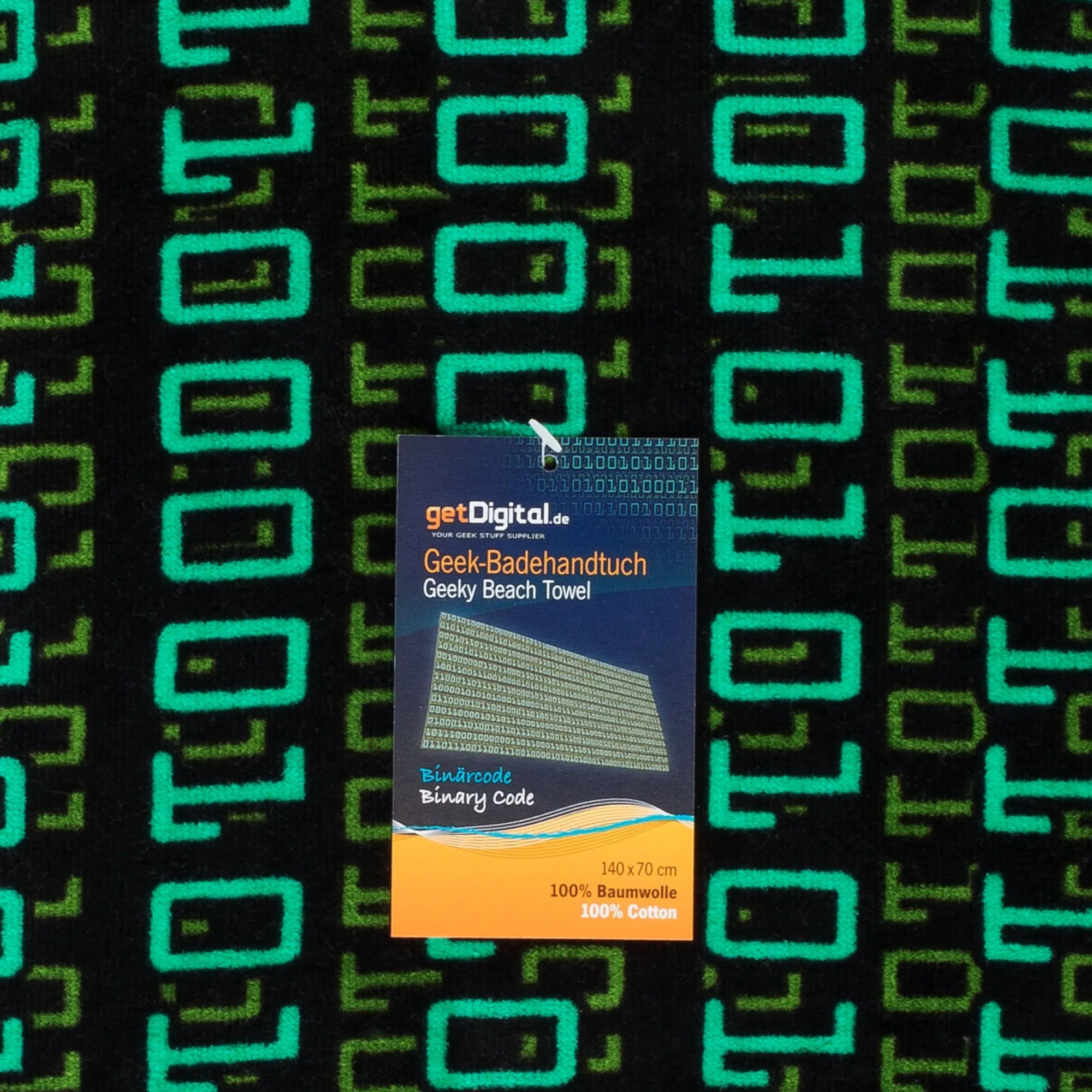 getDigital Badehandtuch Binärcode Hot