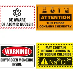 getDigital Chemiewarnungen Kühlschrankmagnete New