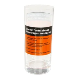 getDigital DHMO Dihydrogenmonoxid-Trinkglas Hot