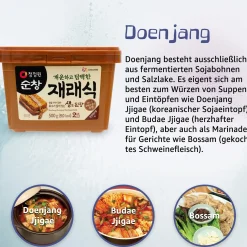 ViaMundi Dosirak-Box mit 10 Zutaten & 25 Rezepten aus Korea Clearance