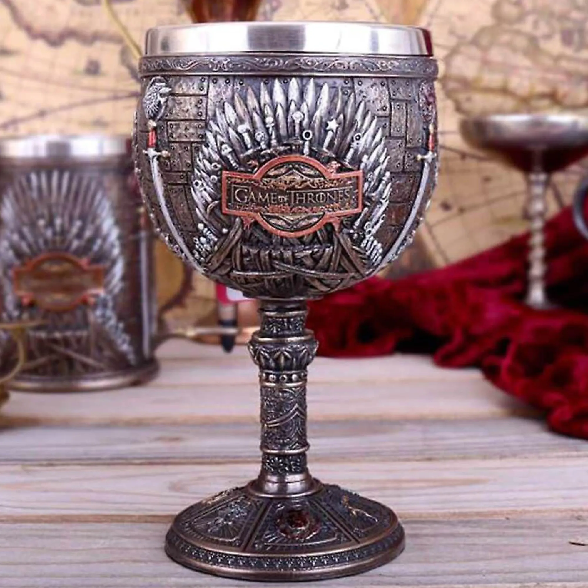 Nemesis Now Game of Thrones Weinkelch Iron Throne Clearance