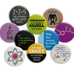 getDigital Geek Button 10er Bundle Hot