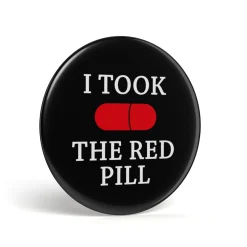 getDigital Geek Button I Took The Red Pill Hot