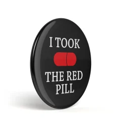 getDigital Geek Button I Took The Red Pill Hot
