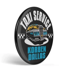 getDigital Geek Button Korben Dallas Taxi Service Discount