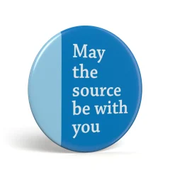 getDigital Geek Button May The Source Be With You Clearance