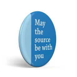 getDigital Geek Button May The Source Be With You Clearance