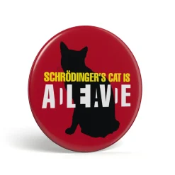 getDigital Geek Button Schrödingers Katze Clearance