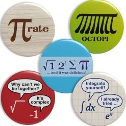 getDigital Geek Buttons Thema Mathematik Clearance