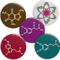 getDigital Geek Buttons Thema Naturwissenschaften Discount