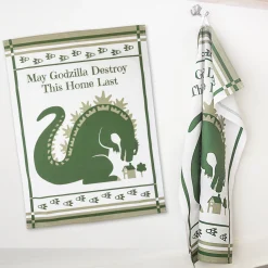 getDigital Geschirrhandtuch "May Godzilla destroy this home last" Outlet