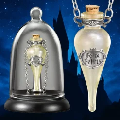 The Noble Collection Harry Potter Felix Felicis Phiole Anhänger & Display Outlet