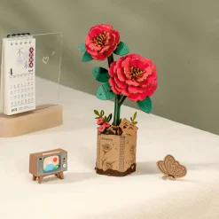 Robo TIme Holzbausatz Rote Kamelie Sale