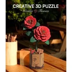 Robo TIme Holzbausatz Rote Kamelie Sale