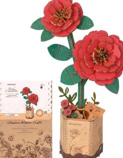 Robo TIme Holzbausatz Rote Kamelie Sale