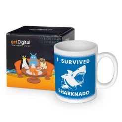 getDigital I Survived Sharknado Becher New