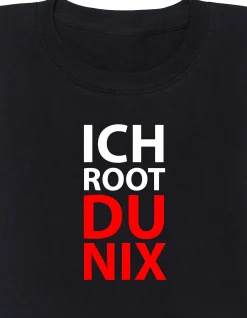 getDigital ich root - du nix Schwarz New