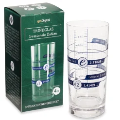 getDigital Irrationale Zahlen Trinkglas Clearance