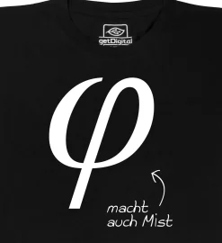 getDigital Kleinphi macht auch Mist Schwarz Sale