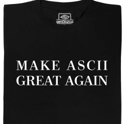 getDigital Make ASCII great again Schwarz