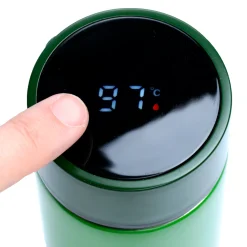 Puckator Minecraft Creeper Trinkflasche mit Digital Thermometer New