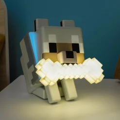 Paladon Minecraft Wolf 3D Farbwechsel Lampe