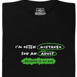 getDigital Mistaken for an Adult Schwarz