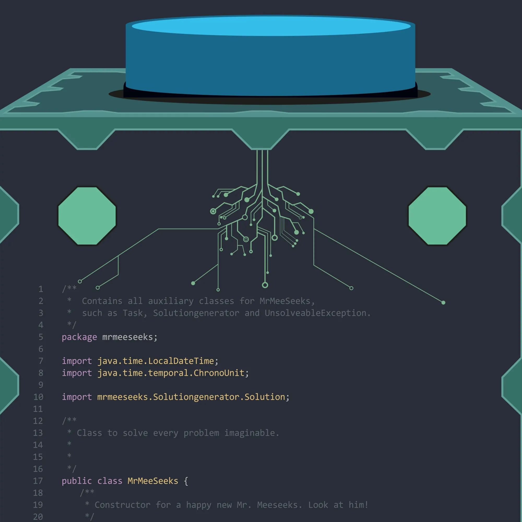 getDigital Mr. Meeseeks Box o' Fun Code Poster Best