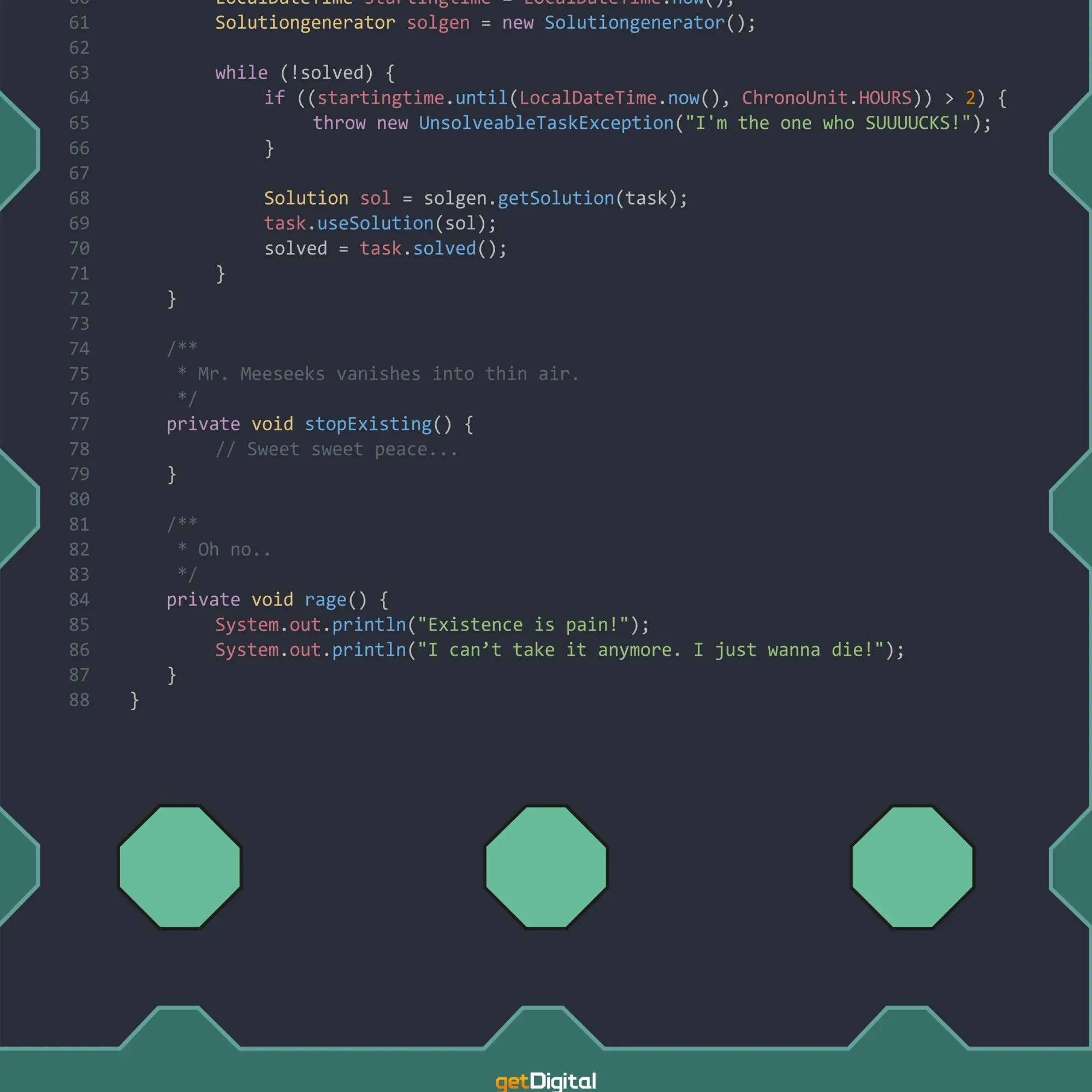 getDigital Mr. Meeseeks Box o' Fun Code Poster Best