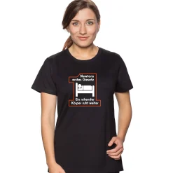 getDigital Newtons erstes Gesetz Schwarz