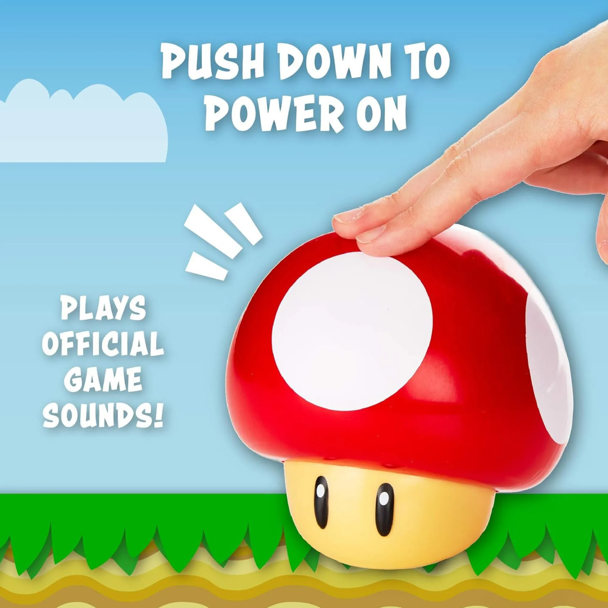 Paladone Nintendo Super Mario Pilz Lampe mit Soundeffekt Best