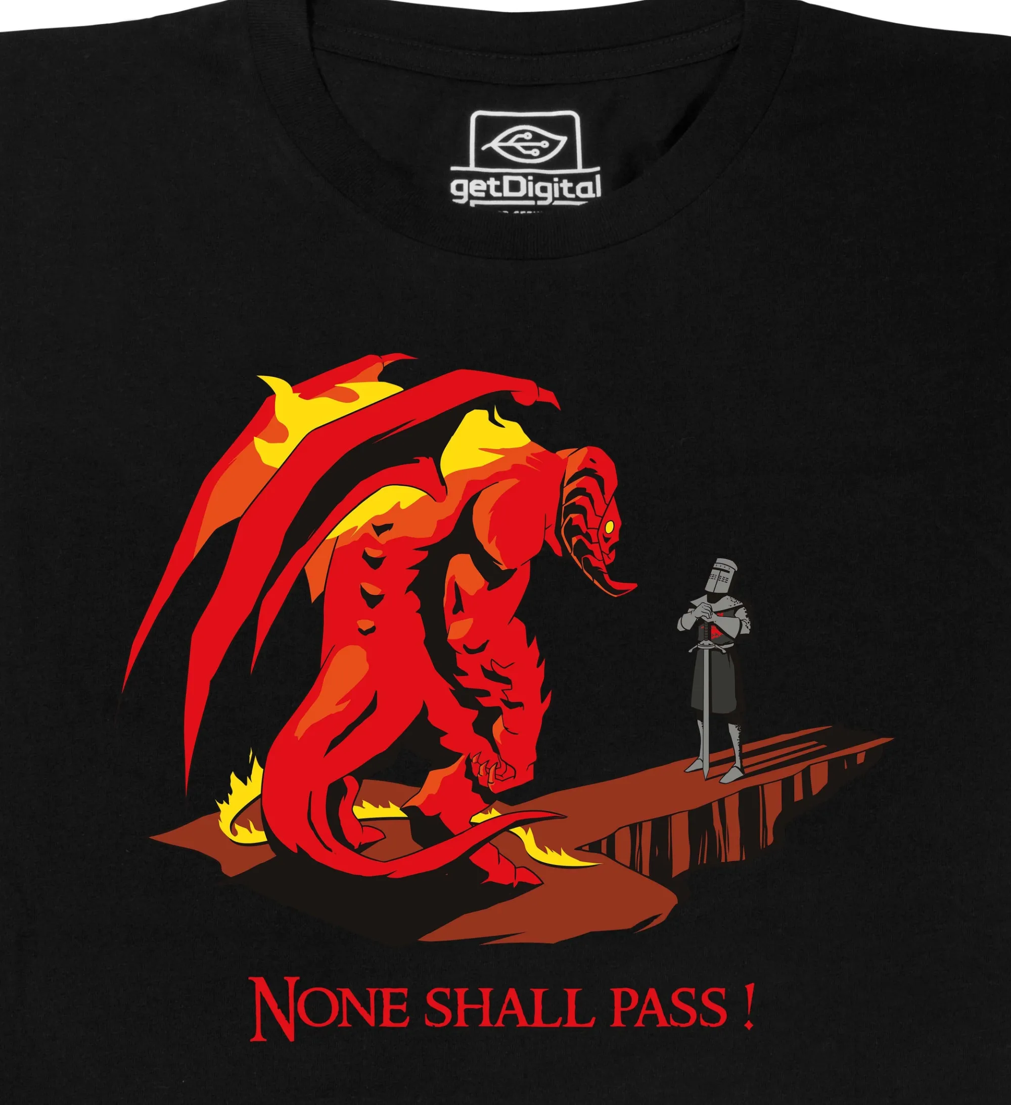 getDigital None Shall Pass Schwarz Hot