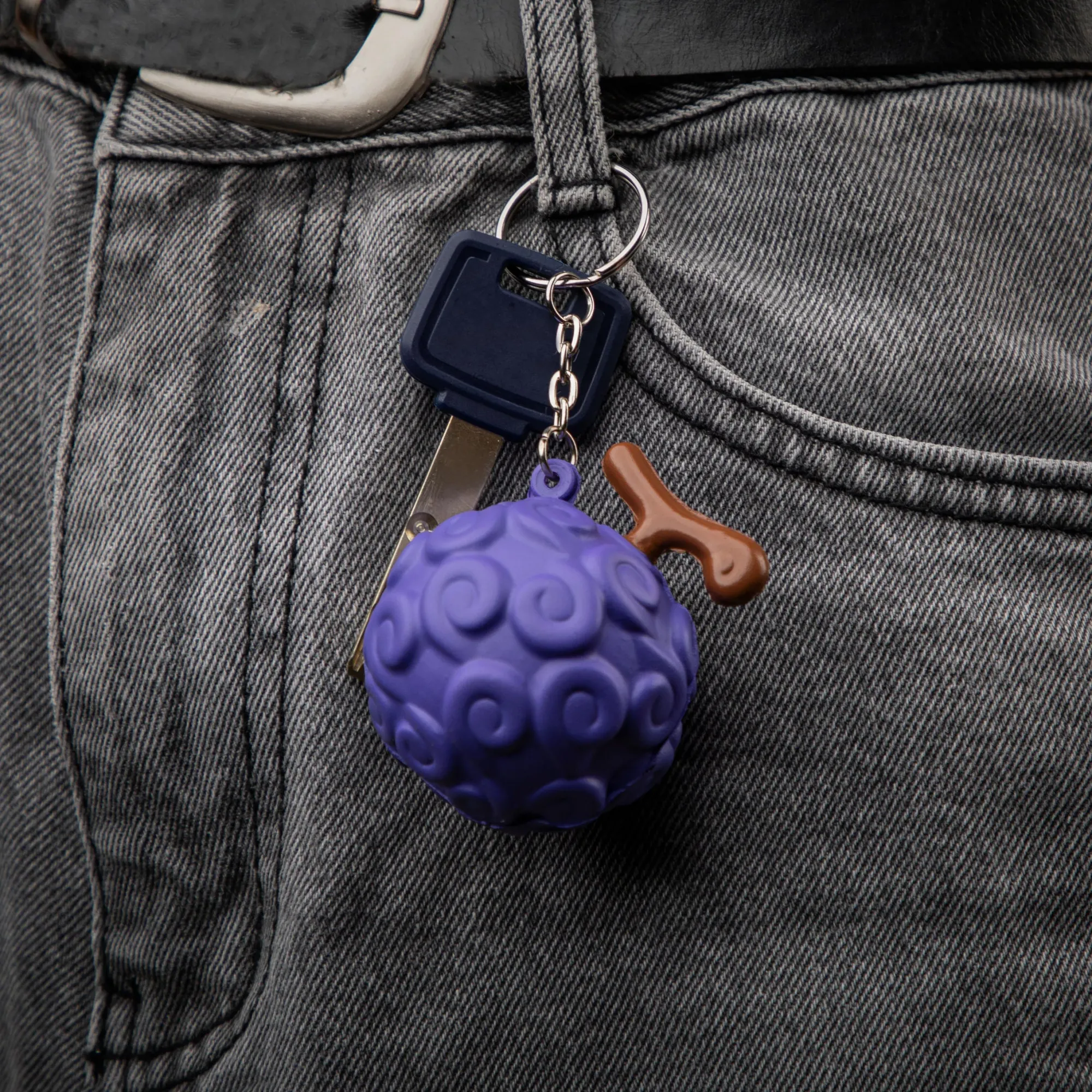 Cine Replicas One Piece Schlüsselanhänger Squishy Gum Gum Frucht Best