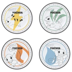 AbyStyle Pokémon Teller-Set Kanto-Starter und Pikachu New