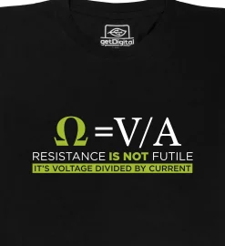 getDigital Resistance is NOT futile Schwarz Sale
