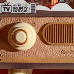 Robotime Retro-Fernseher Spieluhr Holzbausatz Sale