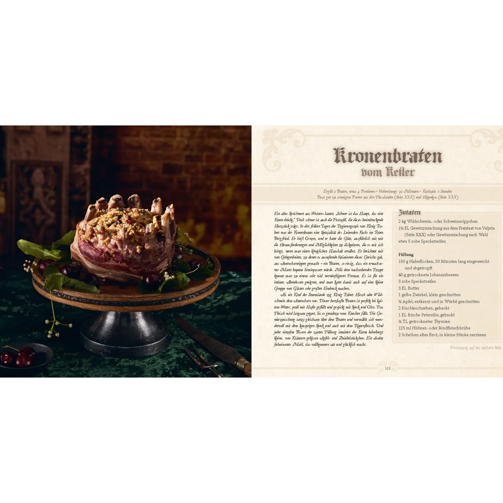Game of Thrones Rezepte aus Westeros und Essos - Das offizielle Kochbuch Outlet