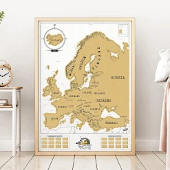 Luckies of London Scratch Map Rubbel-Landkarte New