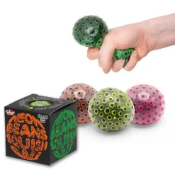 One for Fun Scrunchems Neon Beans Squish Ball Hot