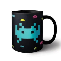 Mad Monkey Space Invaders Logo Tasse mit Metallic Finish Outlet