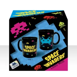 Mad Monkey Space Invaders Logo Tasse mit Metallic Finish Outlet