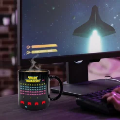 Mad Monkey Space Invaders Thermo Effekt Becher Best