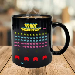 Mad Monkey Space Invaders Thermo Effekt Becher Best