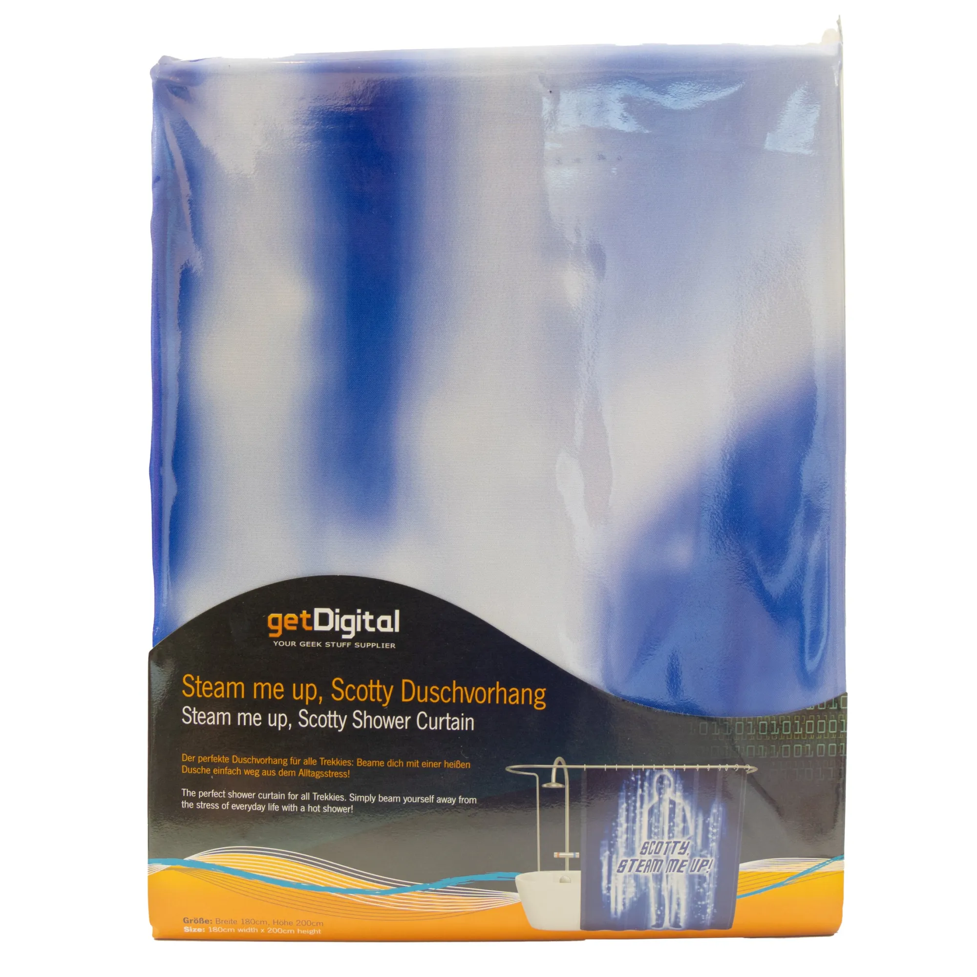 getDigital Steam me up, Scotty Duschvorhang