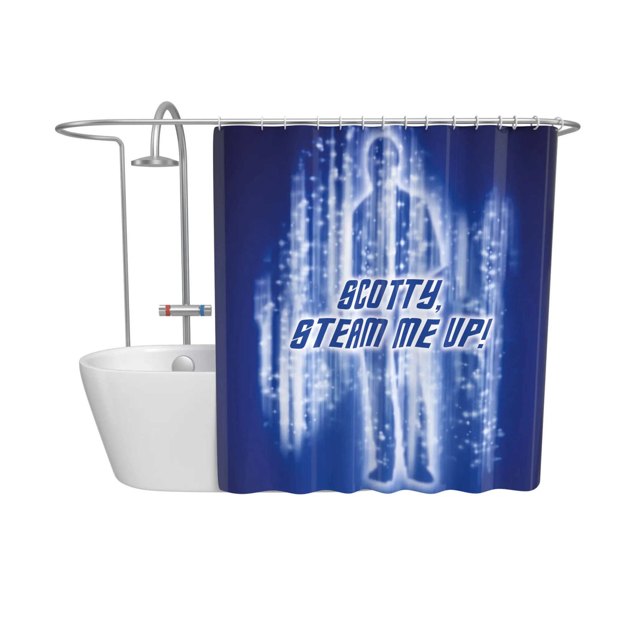 getDigital Steam me up, Scotty Duschvorhang