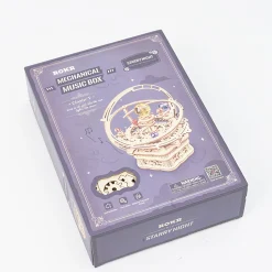 Robotime Sternennacht Mechanische Spieluhr Holzbausatz Discount
