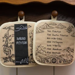 getDigital Topflappen-Set Auenland Speiseplan Clearance