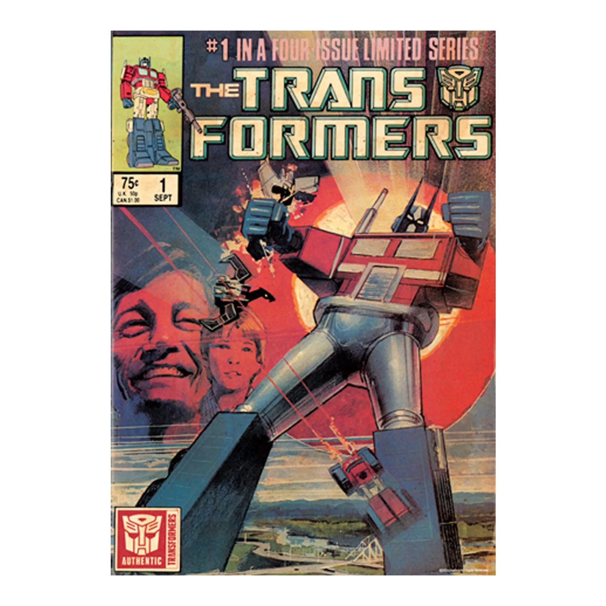 Fanattik Transformers Limitierter Kunstdruck zum 40. Jahrestag Best